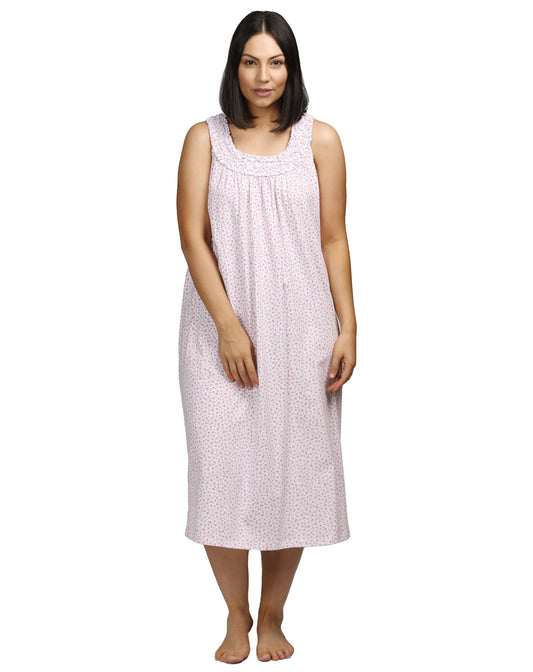 WILDFLOWERS SLEEVELESS NIGHTIE PINK - SK404W