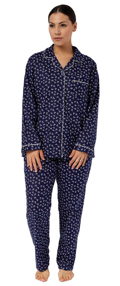 BOWS REVERE PJ SET NAVY - SK500B