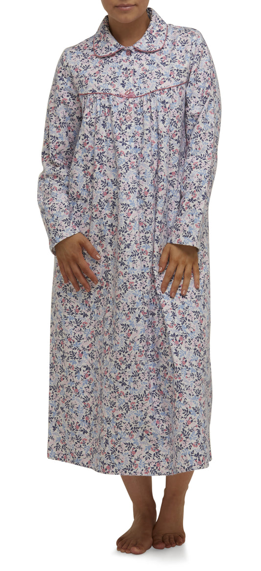 BROOKE COLLARED NIGHTIE / ROSE -SK600B