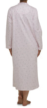 Load image into Gallery viewer, ROSE STRIPE PLEATED NIGHTIE / PINK-SK602R
