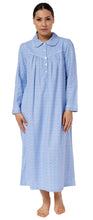 Load image into Gallery viewer, SPOT COLLAR NIGHTIE CHAMBRAY - SK612S
