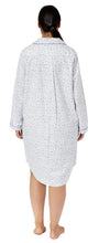 Load image into Gallery viewer, APPLE BLOSSOM NIGHTSHIRT  BLUE - SK613A
