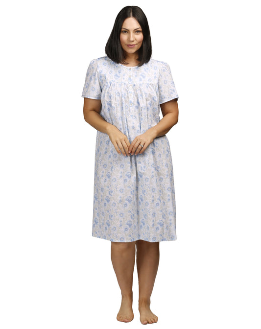 HIBISCUS NIGHTIE BLUE - SK701H