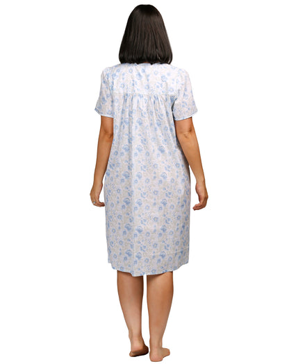 HIBISCUS NIGHTIE BLUE - SK701H