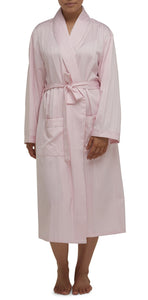 SATEEN WRAP ROBE / PINK -SK900S