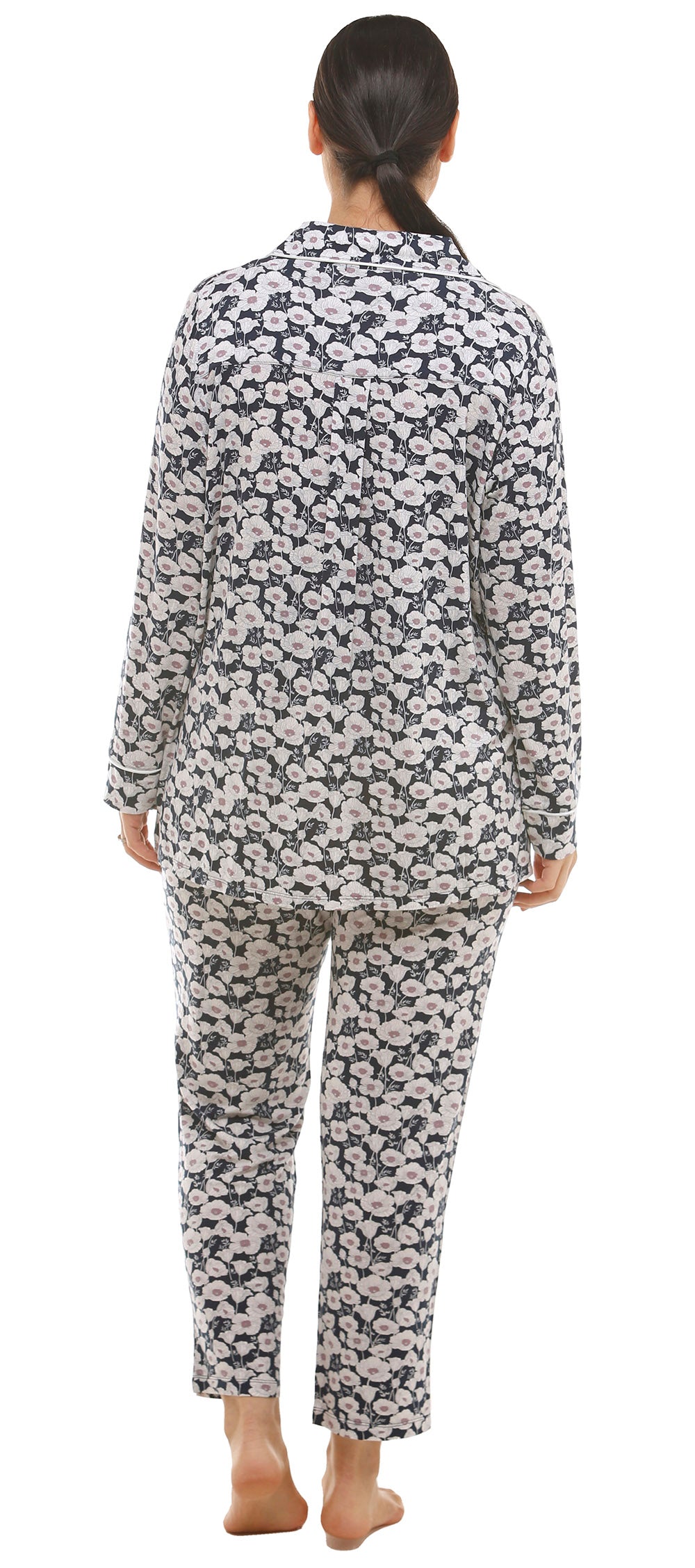 POPPY REVERE PJ SET NAVY - Y227