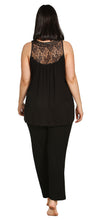 Load image into Gallery viewer, S&#39;LESS LACE PJ SET BLACK-Y270

