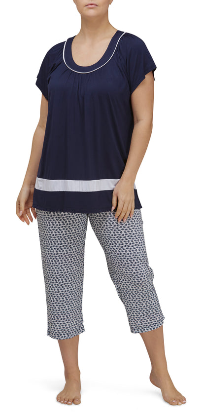 SPRINGS PJ SET NAVY-Y287