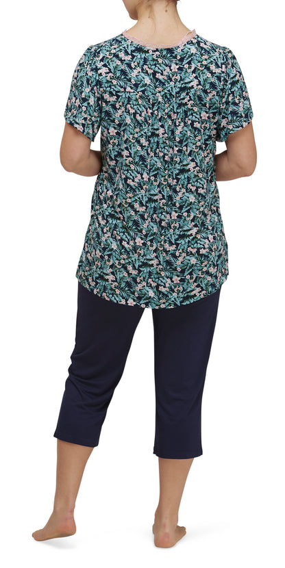 ALOHA PJ SET NAVY - Y291