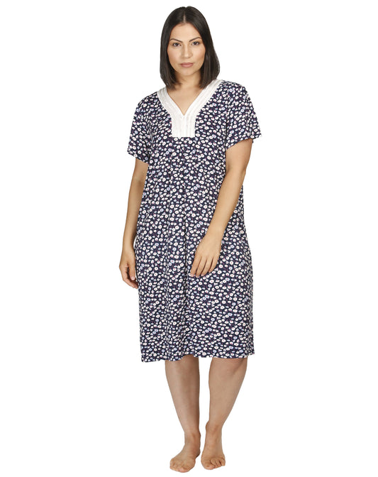 TULIP NIGHTIE NAVY - Y303T