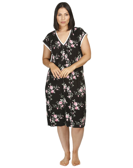 BLOOM NIGHTIE BLACK - Y311B