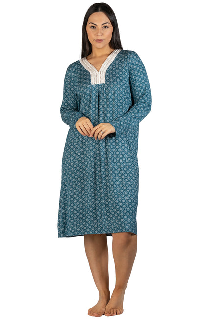 MOROCCO NIGHTIE TEAL - Y320M