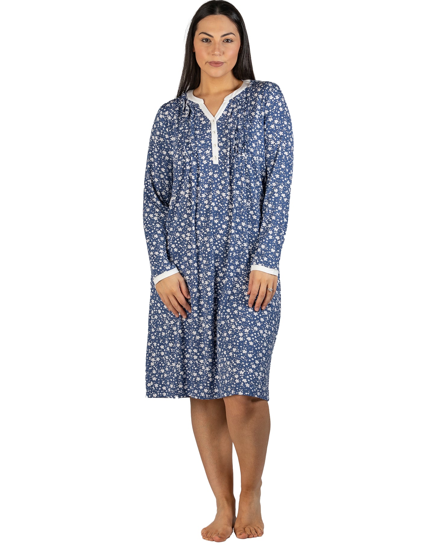 DITSY NIGHTIE STEEL BLUE - Y326DF