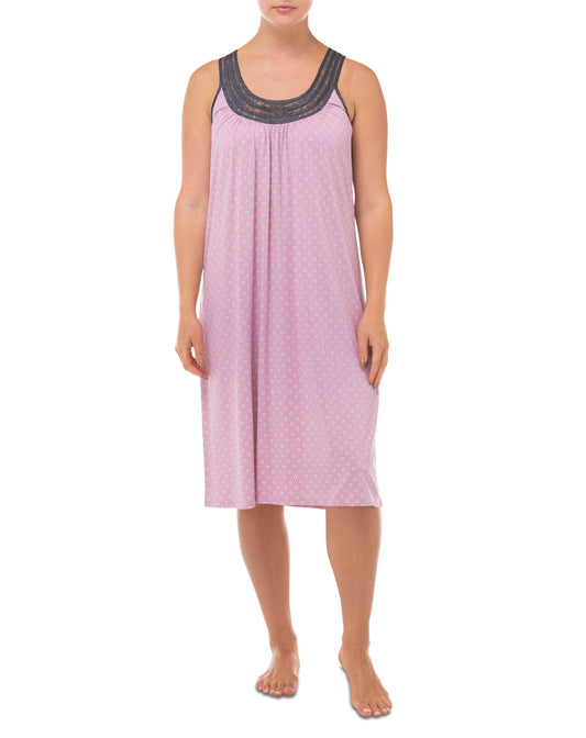 SLEEVELESS MADISON CHEMISE DUSTY PINK - Y431
