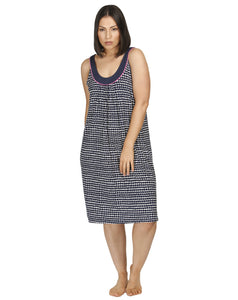 SPOT SLEEVELESS NIGHITE NAVY - Y457S