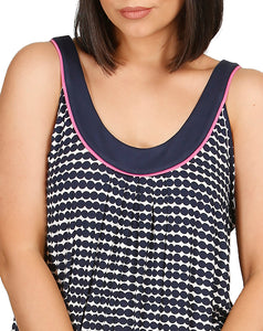 SPOT SLEEVELESS NIGHITE NAVY - Y457S