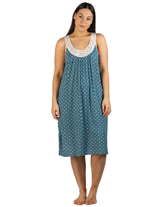 MOROCCO CHEMISE TEAL - Y461M