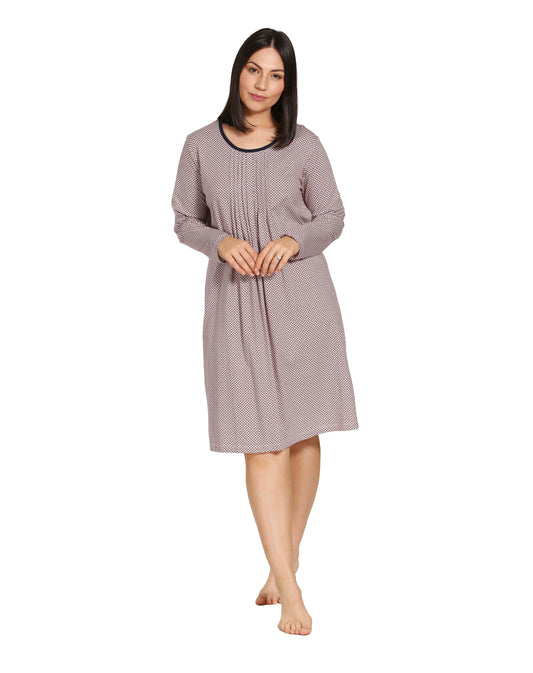 CIRCLE NIGHTIE NAVY - Y605