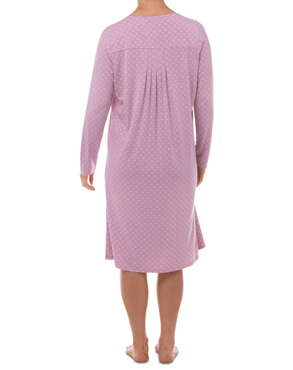 GROSGRAIN NIGHTIE DUSTY PINK - Y654