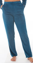 Load image into Gallery viewer, VELVET LOUNGE PANT PEACOCK - Y703
