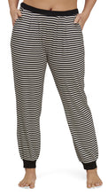 Load image into Gallery viewer, STRIPE LOUNGE PANT BLACK - Y709
