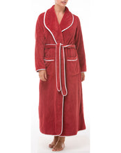 Load image into Gallery viewer, SATIN TRIM ROBE PAPRIKA - Y806
