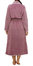 Load image into Gallery viewer, SATIN TRIM ROBE MULBERRY - Y806
