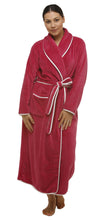 Load image into Gallery viewer, SATIN TRIM ROBE ROSE - Y806
