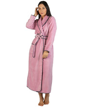 Load image into Gallery viewer, SATIN TRIM ROBE BLUSH - Y806
