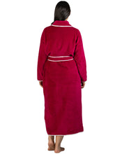 Load image into Gallery viewer, SATIN TRIM ROBE CHERRY - Y806

