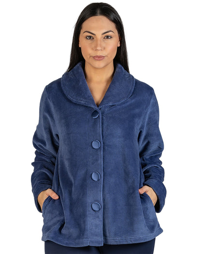 SLEEP JACKET STEEL BLUE - Y807