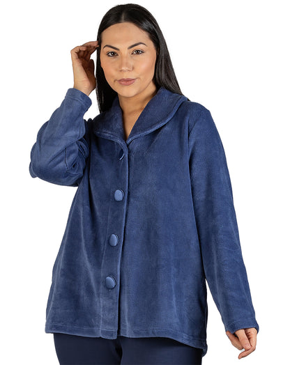 SLEEP JACKET STEEL BLUE - Y807